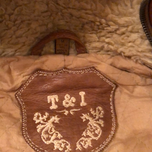 Tristan&Iseult - Tan leather coat - Picture 2 of 4